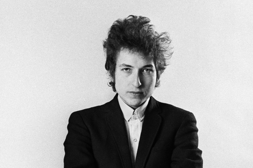 Bob Dylan sfondo bianco