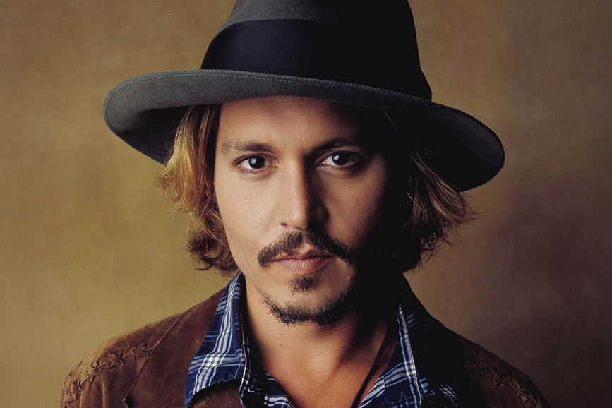 Johnny Depp sul set di “Richard Says Goodbye”