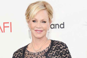 Melanie Griffith sul tappero rosso