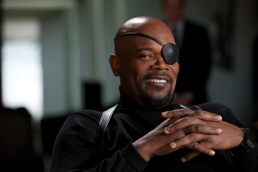 Samuel L. Jackson in "Captain Marvel"