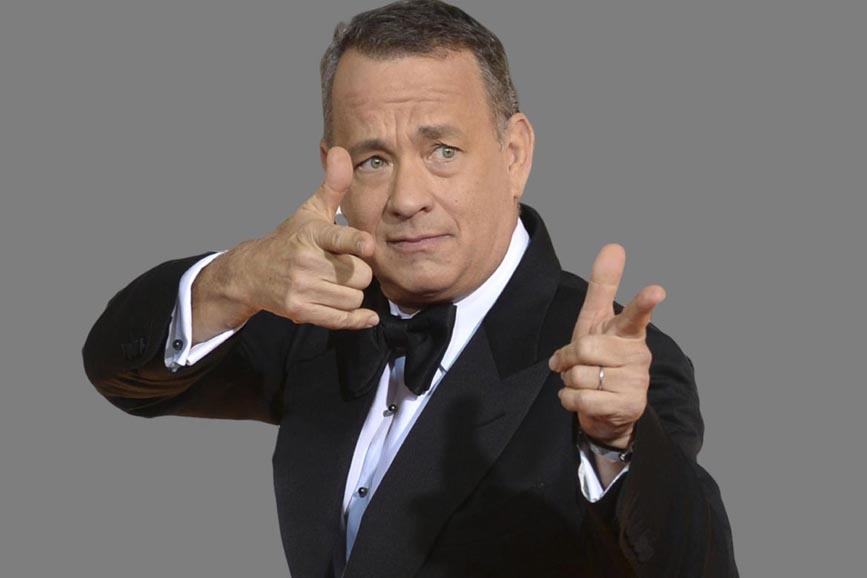 Tom Hanks finto pistolero