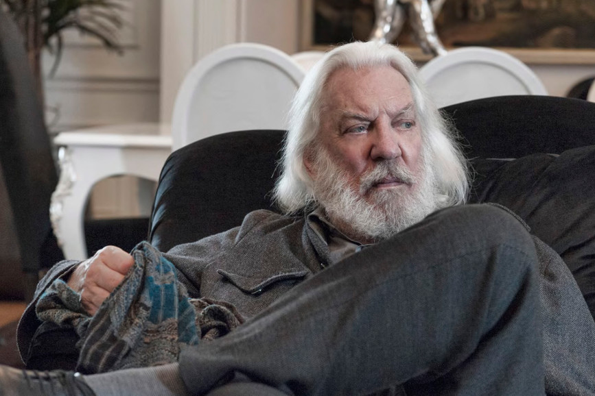 Donald Sutherland capelli lunghi