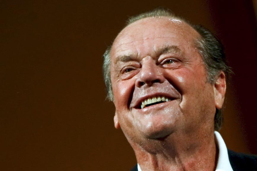 Jack Nicholson sorridente