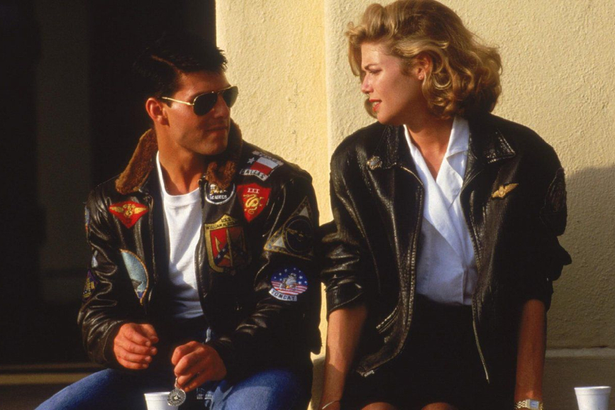 Kelly McGillis in Top Gun con Tom Cruise