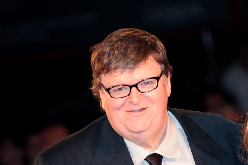 Michael Moore ad una serata di gala