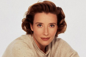 Emma Thompson sfondo bianco