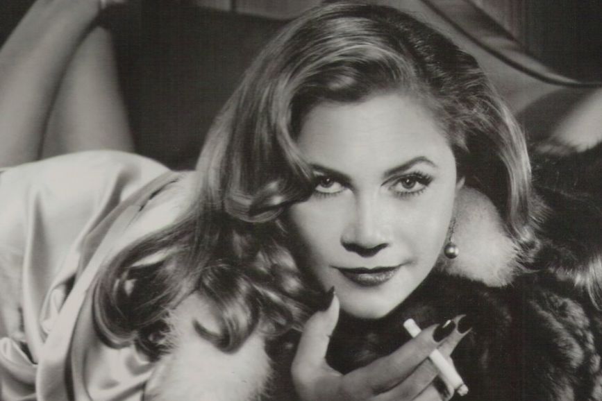 Kathleen Turner bianco e nero 