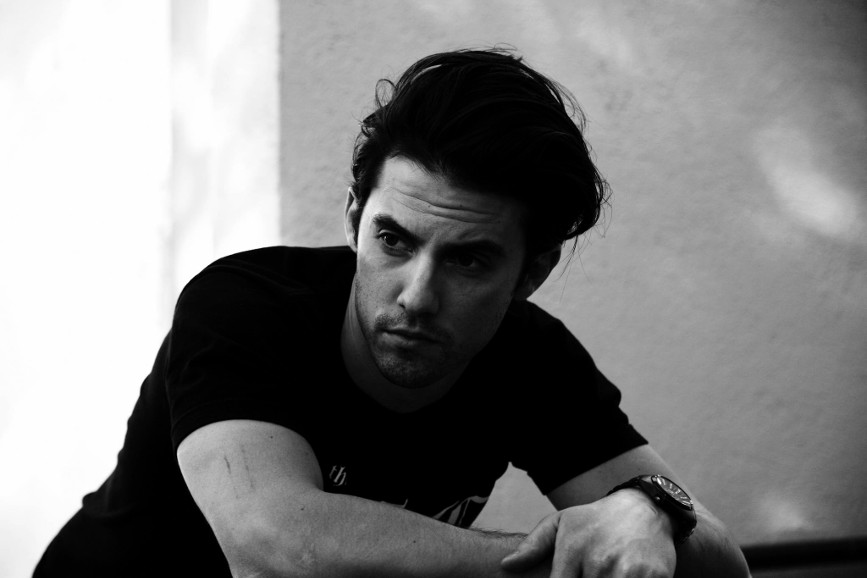 Milo Ventimiglia foto in bianco e nero