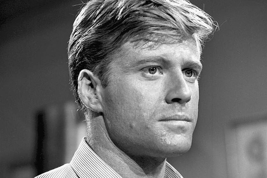 Robert Redford in bianco e nero