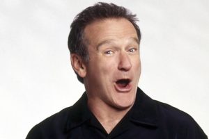 Robin Williams camicia nera