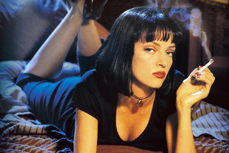 Uma Thurman in Pulp Fiction