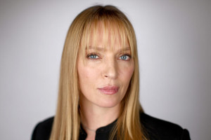 Uma Thurman con la frangia