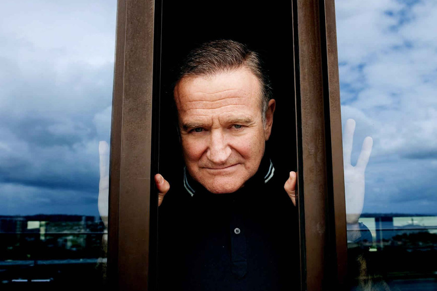 Robin Williams dietro la finestra