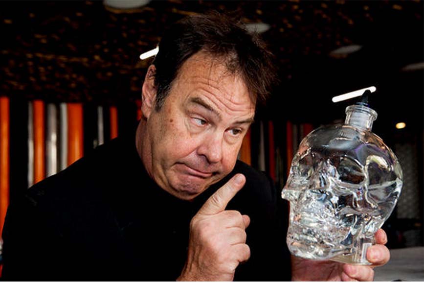 Dan Aykroyd teschio