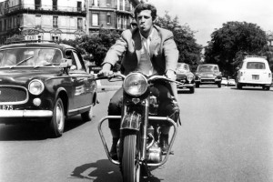 Jean-Paul Belmondo moto