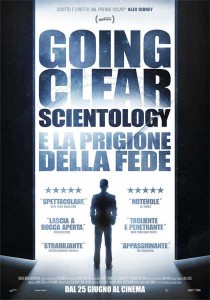 locandina Going clear scientology e la prigione della fede