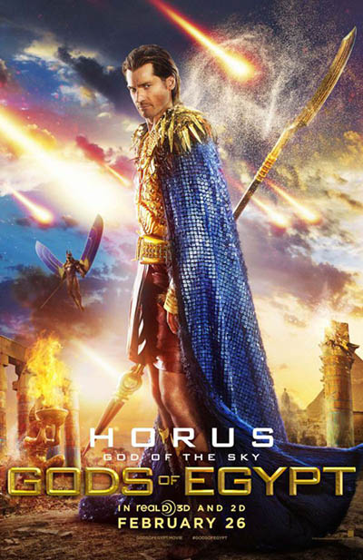 Gods Of Egypt Poster Horus Nikolaj Coster Waldau