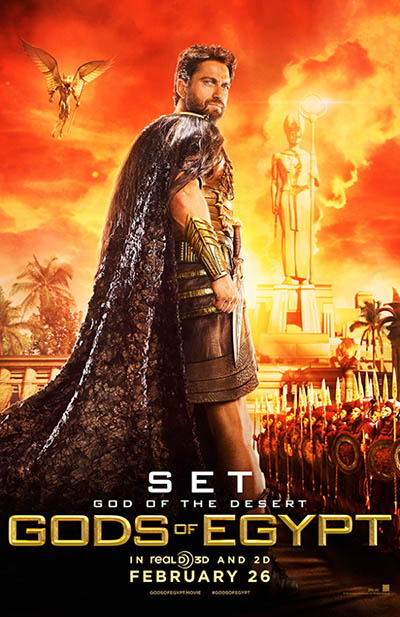 Gods Of Egypt Poster Set Gerard Butler