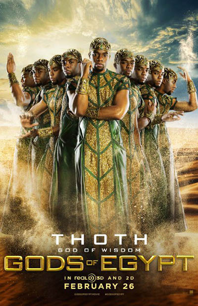 Gods Of Egypt Poster Thoth Chadwick Boseman