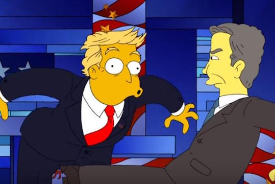 The Debateful Eight: i Simpson e la lotta per le primarie Usa
