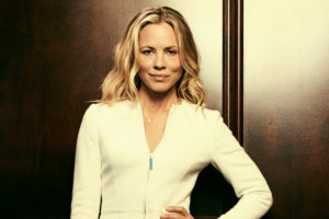 Maria Bello vestito bianco