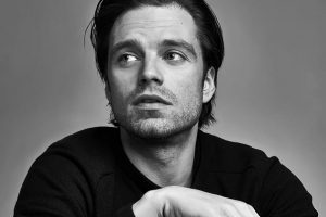 Sebastian Stan bianco e nero