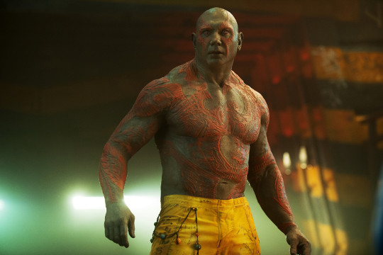 Drax il distruttore Dave Bautista