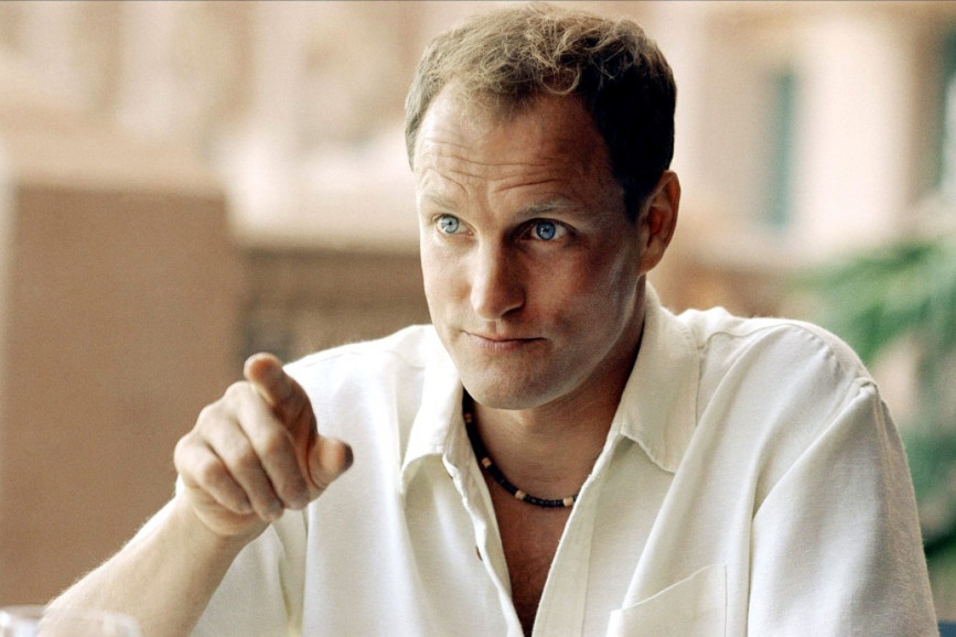 Woody Harrelson camicia bianca