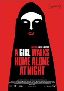 A girl walks home alone at night - locandina