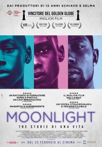 moonlight: locandina del fim dalle tante candidature agli Oscar 2017