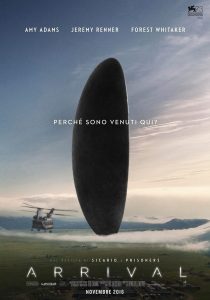 Locandina di "Arrival", film dalle svariate candidature agli Oscar 2017