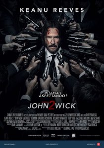 John Wick - Capitolo 2 la locandina dell'action movie