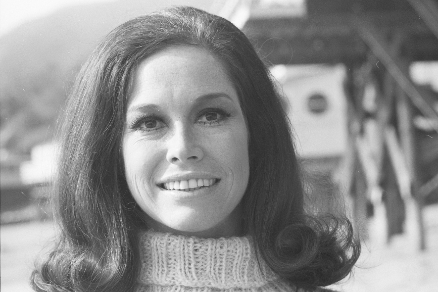 La sorridente Mary Tyler Moore