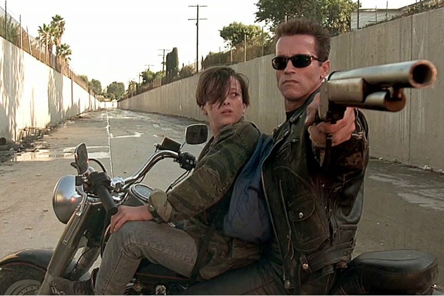 Terminator 6 Terminator 6 con Hamilton e Schwarzenegger
