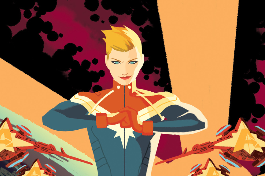 Captain Marvel Copertina