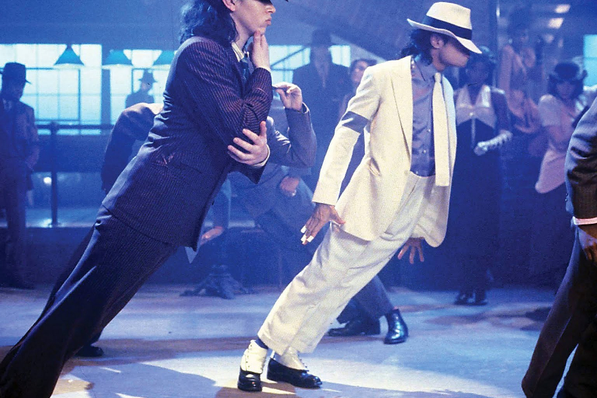 Michael Jackson nel videoclip di "Smooth Criminal"