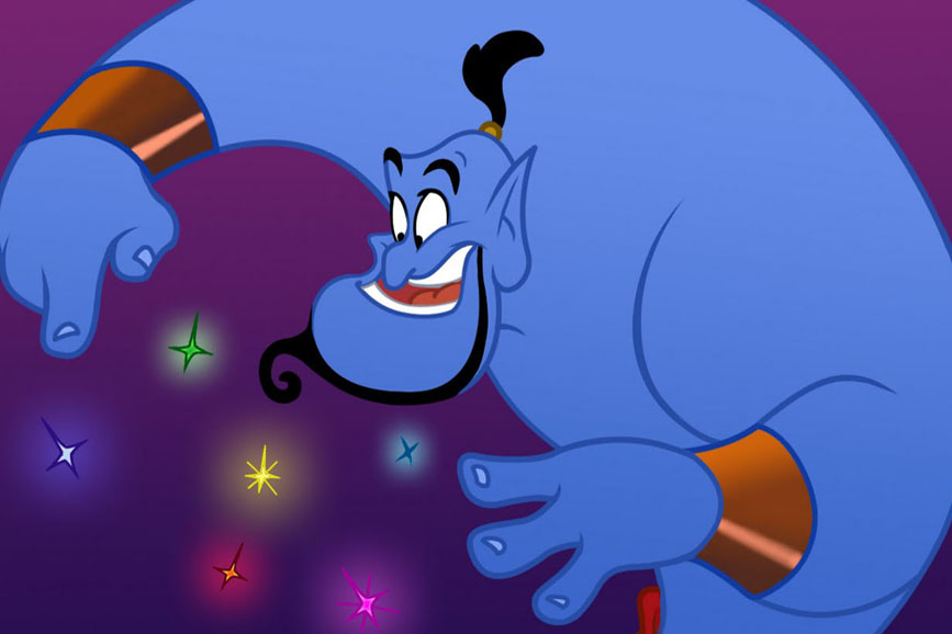 Genio cartone animato Aladdin