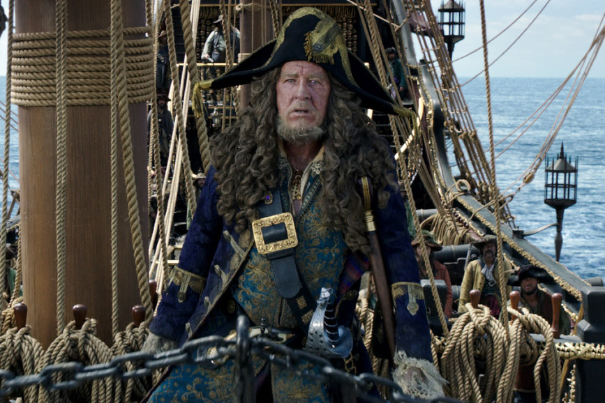 Pirati dei caraibi 5 Geoffrey Rush