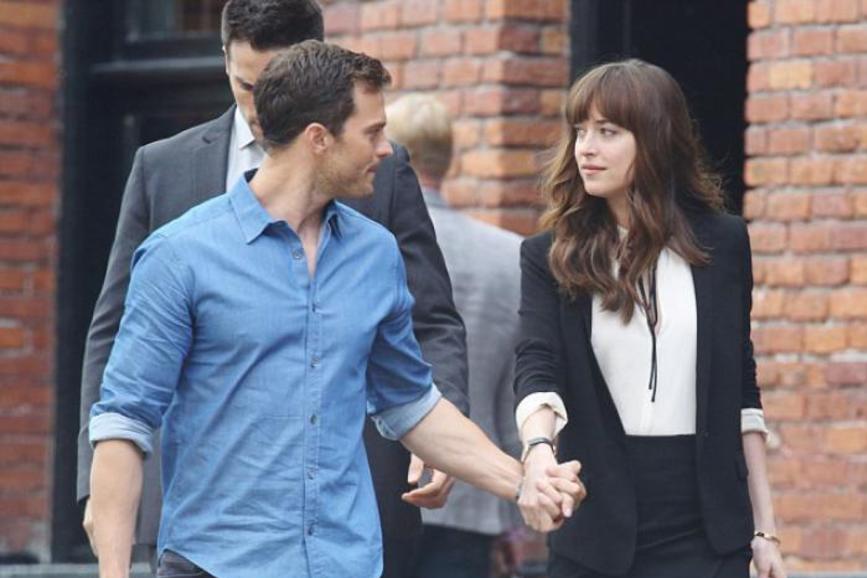 Cinquanta sfumature di rosso Dakota Johnson Jamie Dornan