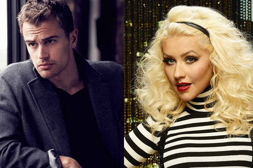 Theo James Christina Aguilera Zoe