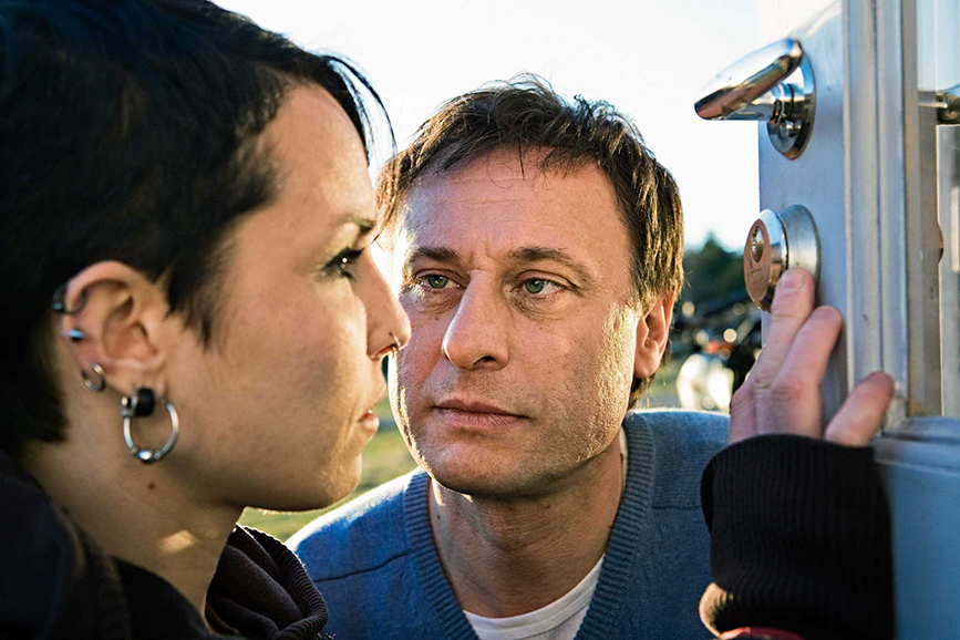 Michael Nyqvist Michael Nyqvist con Noomi Rapace