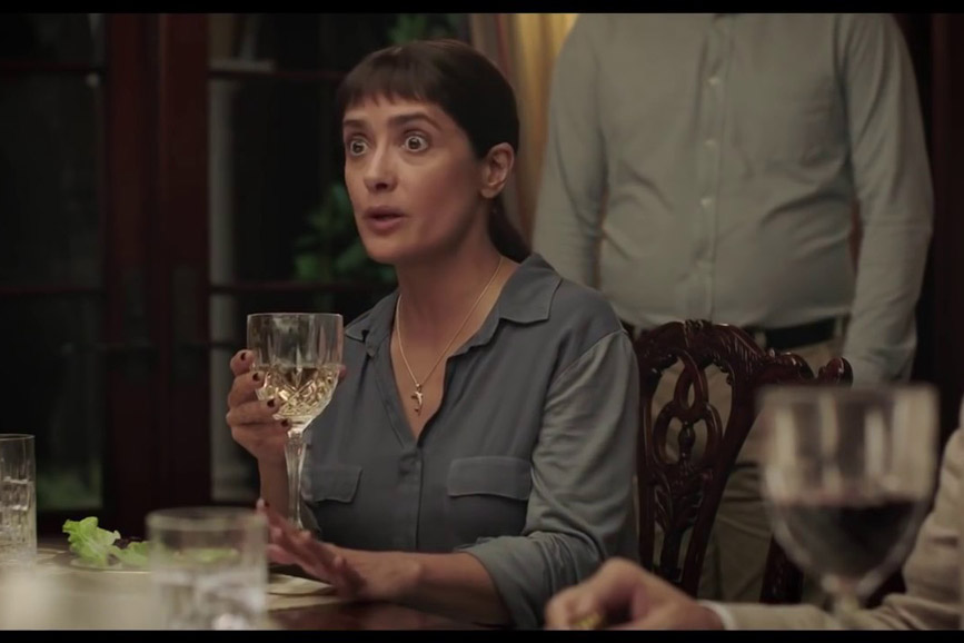 Salma Heyek in "Beatriz at Dinner"