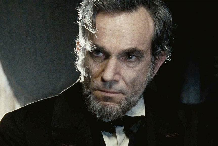 Daniel Day-Lewis nel film "Lincoln"