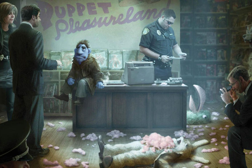 Happytime Murders pupazzi vs umani