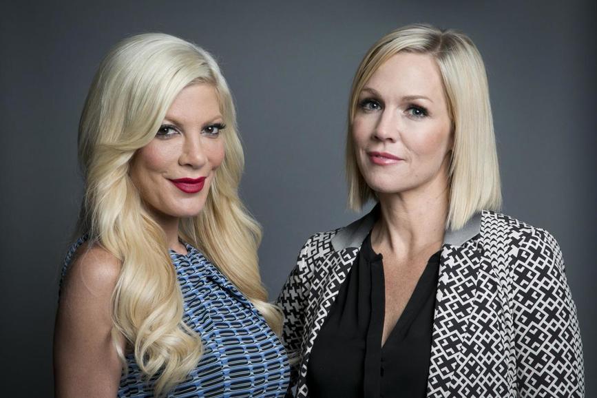 Tori Spelling e Jenny Garth Tori Spelling e Jenny Garth Beverly Hills