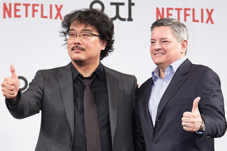 Bong Joon Ho Ted Sarandos