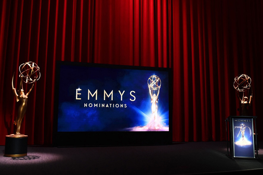 foto palco Emmys Awards 2018