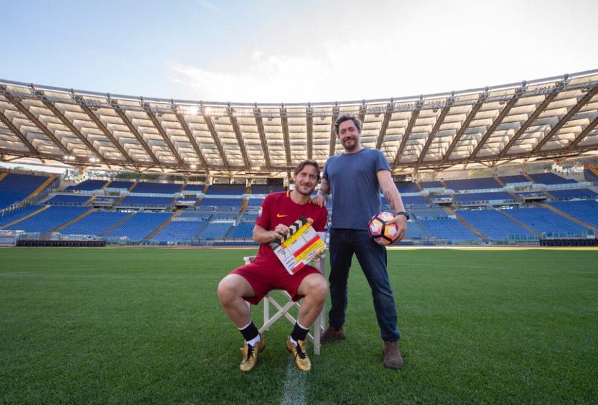 Francesco Totti per “L’ultima notte da capitano” di Alex Infascelli