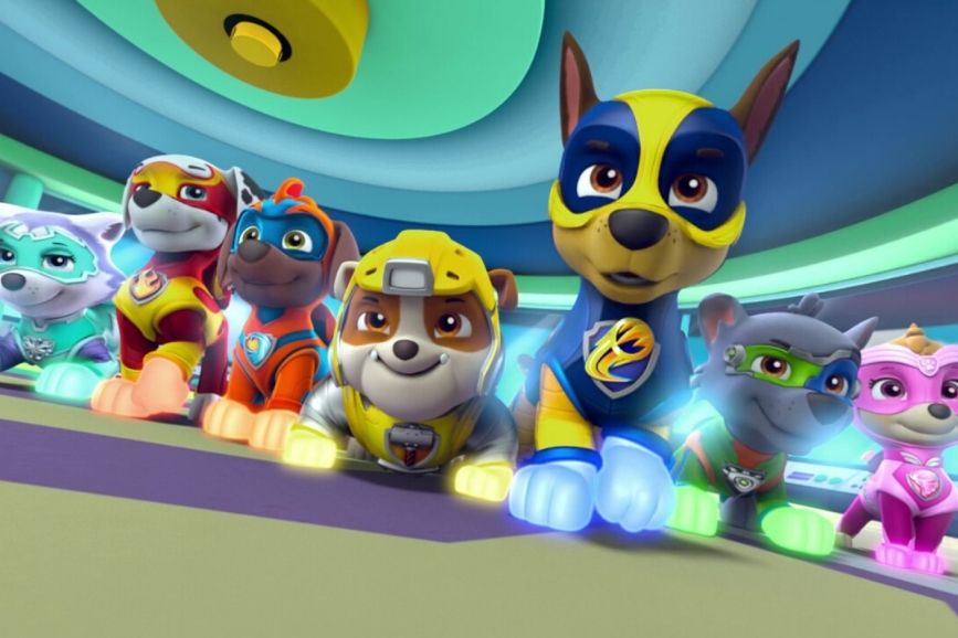 Paw Patrol Mighty Pups Copertina