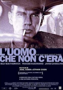 L'uomo che non c'era locandina Ita